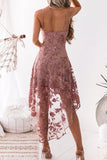 Dodobye-Sexy Lace Patchwork Mid Calf Dress