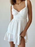 Dodobye-Arialena Mini Dress White