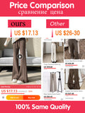 christmas outfit Dodobye Tassels Wide Leg Knitted Pants Women Winter Stripe Loose Trousers Femme Casual Full Length Warm Sweater Pants 2025