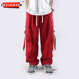 Dodobye 2025 Four Season New American Wide Leg Work Pants, Loose Straight Leg Casual Men'S And Women'S Paratroopers, Retro Pants