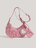 Dodobye Taya Mini Shoulder Bag with Heart Detail