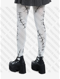 Dodobye Punk Pantyhose Tights With Pattern Women's Tights Women Tightening Fetish Sissy Sexy Shoopy Gothic Lolita Stockings Y2k Emo Emo