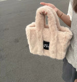 Dodobye Zaina Faux Fur Tote Bag