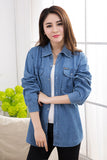 Dodobye 2025 New Women Basic Coat Denim Jacket Women Autumn Denim Jacket For Women Jeans Jacket Women Denim Coat Lady Loose Casual 4XL