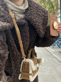 Dodobye Cohen Faux Fur Square Bag