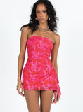 Dodobye-Donelli Mini Dress Pink Floral