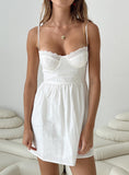 Dodobye-Lyonne Mini Dress White