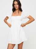 Dodobye-Let's Dance Mini Dress White