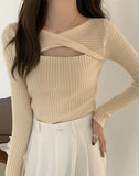 Dodobye 2024 Autumn Winter Women Sweater Chic Cashmere Pullovers Women Long-sleeved Knitted Streetwear Jumpers Solid Sweater