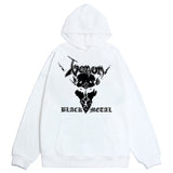 Dodobye Y2K Goth New black loose zipper hoodie men woman American cross head print street Harajuku oversized sweatshirt Y2K punk hoodie