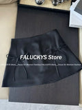 Dodobye Bow Lace-up Satin Y2k Mini Skirts Women Pink Korean Style A-Line Skirts Summer 2025 High Waist Sexy Slim Sweet Short Skirts New