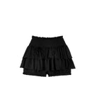 Dodobye Black Lady Tiered Short Skirt