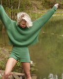 christmas outfit Dodobye 2025 Autumn and Winter Knitted Suit Sweet Solid Color Loose Sweater Sexy Slim Shorts Set