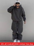 winter outfits men Sweater Suit 2024 Autumn and Winter Casual Comfortable Casual Sports Style Hooded Sweater Skinny Pants Suit