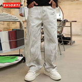 Dodobye 2025 Autumn And Winter Fashion High Street Retro Loose Straight Leg Jeans Men'S Trendy Brand New Trend Versatile Casual Pants