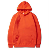 christmas outfit Dodobye Oversized Solid Color Pullover Hoodie