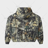 thanksgiving outfit Dodobye High Street Harajuku Camouflage Oversized Sweatshirt American Retro Embroidered Hoodie Men Hip Hop Trendy Brand Street Clothing