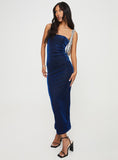 Dodobye-Samper Strapless Maxi Dress Navy