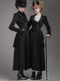 Dodobye Black Lady Swallow-Tailed Coat &Amp; Long Skirt