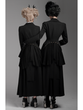 Dodobye Black Lady Swallow-Tailed Coat &Amp; Long Skirt