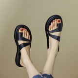 Dodobye Malvina Open Toe Flatforms Slides Sandals