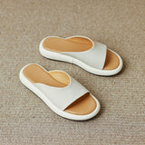 Dodobye Almunda Open Toe Flatforms Slides Sandals