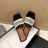 Dodobye Altamira Open Toe Block Heels Slides Sandals