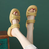 Dodobye Kalisa Open Toe Block Heels Slides Sandals