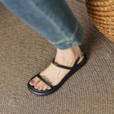 Dodobye Kalynn Open Toe Flatforms Flats Sandals