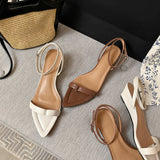 Dodobye Latosha Pointy Toe Wedge Wedges Sandals