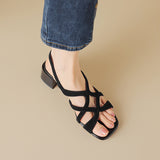 Dodobye Lissie Open Toe Block Heels Heeled Sandals