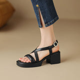 Dodobye Lyndsay Open Toe Block Heels Heeled Sandals