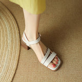 Dodobye Mary Katherine Open Toe Block Heels Heeled Sandals