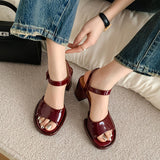 Dodobye Keily Open Toe Block Heels Heeled Sandals