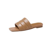 Dodobye Whitley Open Toe Block Heels Slides Sandals