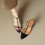 Dodobye Jaylani Pointy Toe Stiletto Heeled Sandals