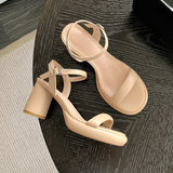 Dodobye Henley Open Toe Block Heels Heeled Sandals