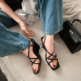 Dodobye Taytum Open Toe Wedge Wedges Sandals