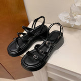 Dodobye Kimber Open Toe Flatforms Platforms Sandals