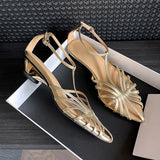 Dodobye Elyse Pointy Toe Wedge Wedges Sandals