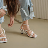 Dodobye Brittany Open Toe Block Heels Heeled Sandals