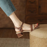 Dodobye Nyomi Open Toe Block Heels Heeled Sandals