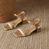 Dodobye Nyomi Open Toe Block Heels Heeled Sandals