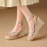 Dodobye Rosalina Open Toe Wedge Wedges Sandals