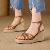 Dodobye Rosalina Open Toe Wedge Wedges Sandals