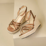 Dodobye Rosalina Open Toe Wedge Wedges Sandals