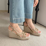 Dodobye Cynthia Open Toe Wedge Wedges Sandals