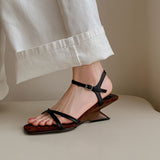 Dodobye Iliana Open Toe Wedge Wedges Sandals