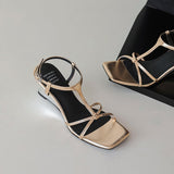 Dodobye Lakelyn Open Toe Wedge Wedges Sandals