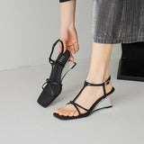 Dodobye Lakelyn Open Toe Wedge Wedges Sandals